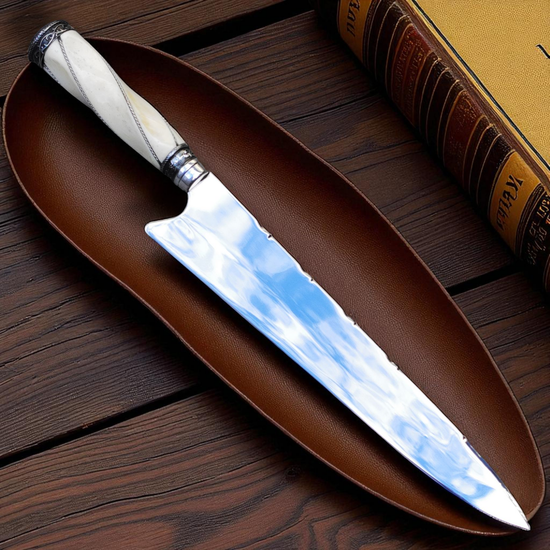 Faca Artesanal Modelo Charlotte - Ideal para Churrasco